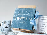 HOCHZEITS-GÄSTEBÜCHER Instax Sofortbildbuch Sweet 16 Gästebuch personalisiert, samtiges Sofortbildbuch Boho elegant Instax Sweet 16 Foto-Gästebuch17