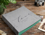 WEDDING GUEST BOOKS Instax Instant Photo Book Wedding Guest Book Personalised, Velvet Grey Instant Photo Book,  Custom Elegant Instax Wedding Photo Guestbook6