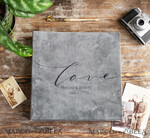 WEDDING GUEST BOOKS Instax Instant Photo Book Wedding Guest Book Personalised, Velvet Grey Instant Photo Book,  Custom Elegant Instax Wedding Photo Guestbook6