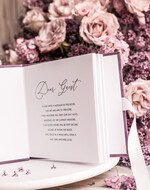 HOCHZEITS-GÄSTEBÜCHER Instax Sofortbildbuch Mauve Gold Acryl Hochzeits-Gästebuch Personalisiert, Samt Dusty Rose Sofortbildbuch Boho Elegant Instax Hochzeitsfoto Gästebuch10