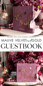 HOCHZEITS-GÄSTEBÜCHER Instax Sofortbildbuch Mauve Gold Acryl Hochzeitsgäste Buch Personalisiert, Samt Staubrosa Sofortbildbuch Boho Elegant Instax Hochzeitsfoto Gästebuch15