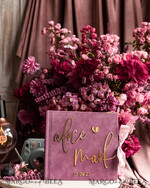 WEDDING GUEST BOOKS Instax Instant Photo Book Mauve Gold Acrylic Wedding Guest Book Personalised and sign set, Velvet dusty Rose Instant Photo Book Boho Elegant Instax Wedding Photo Guestbook27