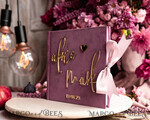 WEDDING GUEST BOOKS Instax Instant Photo Book Mauve Gold Acrylic Wedding Guest Book Personalised and sign set, Velvet dusty Rose Instant Photo Book Boho Elegant Instax Wedding Photo Guestbook27