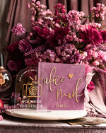 WEDDING GUEST BOOKS Instax Instant Photo Book Mauve Gold Acrylic Wedding Guest Book Personalised and sign set, Velvet dusty Rose Instant Photo Book Boho Elegant Instax Wedding Photo Guestbook27