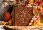 WEDDING GUEST BOOKS Instax Instant Photo Book Fall Terracotta Gold Acrylic Wedding Guest Book Personalised and sign set, Velvet Rust Instant Photo Book Boho Elegant Instax Wedding Photo Guestbook17