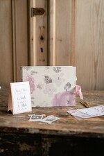 WEDDING GUEST BOOKS Instax Instant Photo Book Luxury Wedding GuestBook, Blush Flowers  Instant Photo Book • Boho Elegant Instax Wedding Photo Guestbook9