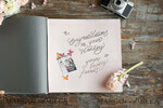 WEDDING GUEST BOOKS Instax Instant Photo Book Wedding guestbook for polaroids, Instant Photo Book Instax Wedding Photo Guestbook9