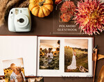 HOCHZEITS-GÄSTEBÜCHER Instax Sofortbildbuch Fall Terracotta Gold Acryl Hochzeits-Gästebuch Personalisiert, Samt Rost Sofortbildbuch Boho Elegant Instax Hochzeitsfoto Gästebuch16