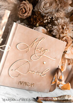 WEDDING GUEST BOOKS Instax Instant Photo Book Wedding Beige Guest Book Personalised and sign set, Velvet Instant Photo Book Boho Elegant Instax Wedding Photo Guestbook16