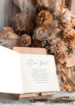 WEDDING GUEST BOOKS Instax Instant Photo Book Wedding Beige Guest Book Personalised and sign set, Velvet Instant Photo Book Boho Elegant Instax Wedding Photo Guestbook16
