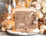 HOCHZEITS-GÄSTEBÜCHER Instax Sofortbildbuch Fall beige Gold Acryl Hochzeitsgästebuch personalisiert, Tan Taupe Samt Sofortbildbuch Boho elegant Instax Hochzeitsfoto Gästebuch, Erdfarbenes Acryl Instax Gästebuch Schild, Neutraler Samt Fotobuch.18