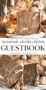 HOCHZEITS-GÄSTEBÜCHER Instax Sofortbildbuch Fall beige Gold Acryl Hochzeitsgästebuch personalisiert, Tan Taupe Samt Sofortbildbuch Boho elegant Instax Hochzeitsfoto Gästebuch, Erdfarbenes Acryl Instax Gästebuch Schild, Neutraler Samt Fotobuch.18
