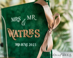 WEDDING GUEST BOOKS Instax Instant Photo Book Emerald Green Velvet Gold Acrylic Wedding Guest Book Personalised, Velvet Instant Photo Book Boho Elegant Instax Wedding Photo Guestbook8