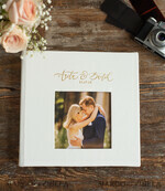 WEDDING GUEST BOOKS Instax Instant Photo Book Custom Wedding Guestbook, velvet personalized wedding Photo Booth Book11