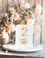 TABLE DECOR SIGNS Acrylic table decor Numbers Acrylic Frozen Table Numbers, Frosted Acrylic And Gold Sign,3D Gold Plexi Table Numbers, Luxury Wedding Table Decor, Wedding Signage Golden Mirror Table Numbers5