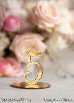 TABLE DECOR SIGNS Acrylic table decor Numbers Acrylic Table Numbers, Golden Mirror Acrylic and gold Sign, Gold Plexi Table Numbers, Luxury Wedding Table Decor, 3D Wedding Signage Golden mirror table numbers7