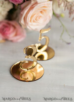 TABLE DECOR SIGNS Acrylic table decor Numbers Acrylic Table Numbers, Golden Mirror Acrylic and gold Sign, Gold Plexi Table Numbers, Luxury Wedding Table Decor, 3D Wedding Signage Golden mirror table numbers7