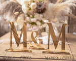 TABLE DECOR SIGNS Acrylic table decor Numbers Monogram Golden Table Decor, Acrylic Wedding Table Decor, Golden Mirror Acrylic Luxury Wedding Table Decor, Wedding Signage Golden mirror letters, editable text6