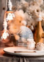 TABLE DECOR SIGNS Acrylic table decor Numbers Acrylic Arch Dessert menu, Clear Acrylic gold Candy Bar Sign, Gold Plexi Table Arch Menu, Luxury Wedding Table Decor, Wedding Signage Golden mirror Dessert Menu10