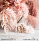 TABLE DECOR SIGNS Acrylic table decor Numbers Transparent Acrylic Arch Table Numbers, Clear Acrylic and gold Sign, Gold Plexi Table Numbers, Luxury Wedding Table Decor, Wedding Signage Golden Mirror Number13