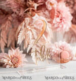 TABLE DECOR SIGNS Acrylic table decor Numbers Transparent Acrylic Arch Table Numbers, Clear Acrylic and gold Sign, Gold Plexi Table Numbers, Luxury Wedding Table Decor, Wedding Signage Golden Mirror Number13