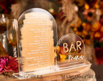 TABLE DECOR SIGNS Acrylic table decor Numbers Acrylic Arch Bar Menu, Clear Acrylic and gold Sign, Gold Plexi table signs, Luxury Wedding Table Decor, Wedding Signage Golden mirror cards sign, Editable text14