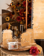 TABLE DECOR SIGNS Acrylic table decor Numbers Acrylic Arch Bar Menu, Clear Acrylic and gold Sign, Gold Plexi table signs, Luxury Wedding Table Decor, Wedding Signage Golden mirror cards sign, Editable text14