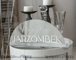 TABLE DECOR SIGNS Acrylic table decor Numbers Silver Acrylic Top Table Mr & Mrs signs with stand, Silver Mirror gold Table Sign, Silver Top Table  sign, Luxury Wedding Table Decor, SvS8