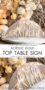 TABLE DECOR SIGNS Acrylic table decor Numbers Acrylic Arch Cappuccino Top Table Sign, Clear Acrylic And Gold Top Table Sign, Nude Taupe Gold Plexi Top Table Sign, Tan Luxury Wedding Table Decor, Earthy Wedding Signage Golden Mirror Top Table Sign12