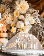 TABLE DECOR SIGNS Acrylic table decor Numbers Acrylic Arch Cappuccino Top Table Sign, Clear Acrylic And Gold Top Table Sign, Nude Taupe Gold Plexi Top Table Sign, Tan Luxury Wedding Table Decor, Earthy Wedding Signage Golden Mirror Top Table Sign12