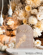 TABLE DECOR SIGNS Acrylic table decor Numbers Acrylic Arch Cappuccino Table Menu, Clear Acrylic And Gold Sign, Nude Gold Plexi Table Numbers, Tan Luxury Wedding Table Decor, Earthy Wedding Signage Golden Mirror Table Numbers25