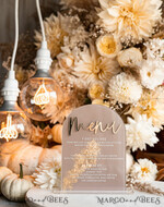 TABLE DECOR SIGNS Acrylic table decor Numbers Acrylic Arch Cappuccino Table Menu, Clear Acrylic And Gold Sign, Nude Gold Plexi Table Numbers, Tan Luxury Wedding Table Decor, Earthy Wedding Signage Golden Mirror Table Numbers25