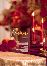 TABLE DECOR SIGNS Acrylic table decor Numbers Transparent Acrylic Modern Table Menu, Clear Acrylic And Gold Sign, Gold Plexi Table Numbers, Luxury Wedding Table Decor, Wedding Signage Golden Mirror Menu   9