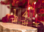 TABLE DECOR SIGNS Acrylic table decor Numbers Acrylic Table Numbers, Clear Acrylic And Gold Sign, Gold Plexi Table Numbers, Luxury Wedding Table Decor, Wedding Signage Golden Mirror Table Numbers8
