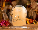 TABLE DECOR SIGNS Acrylic table decor Numbers Acrylic Arch Table Numbers, Clear Acrylic And Gold Sign, Gold Plexi Table Numbers, Luxury Wedding Table Decor, Wedding Signage Golden Mirror Table Numbers  17