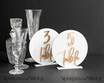 TABLE DECOR SIGNS Acrylic table decor Numbers Acrylic Round Table Numbers, Gloss White Acrylic And Gold Sign, Gold Plexi Table Numbers, Luxury Wedding Table Decor, Wedding Signage Golden Mirror Table Numbers9