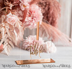 TABLE DECOR SIGNS Acrylic table decor Numbers Acrylic Arch Table Numbers, Clear Acrylic And Gold Sign, Gold Plexi Table Numbers, Luxury Wedding Table Decor, Wedding Signage Golden Mirror Table Numbers25