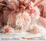 TABLE DECOR SIGNS Acrylic table decor Numbers Acrylic Arch Table Numbers, Clear Acrylic And Gold Sign, Gold Plexi Table Numbers, Luxury Wedding Table Decor, Wedding Signage Golden Mirror Table Numbers25