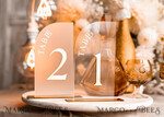 TABLE DECOR SIGNS Acrylic table decor Numbers Acrylic Arch Table Numbers, Clear Acrylic and golden Sign, Gold Plexi Table Numbers, Luxury Wedding Table Decor, 3D Golden mirror Wedding Signage, Editable Text10