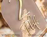 TABLE DECOR SIGNS Acrylic table decor Numbers Acrylic Arch Beige Table Numbers, Clear Acrylic and gold table numbers, Nude Taupe Gold Plexi Table Numbers, Tan Luxury Wedding Table Decor, Earthy Wedding Sign34