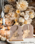 TABLE DECOR SIGNS Acrylic table decor Numbers Acrylic Arch Beige Table Numbers, Clear Acrylic and gold table numbers, Nude Taupe Gold Plexi Table Numbers, Tan Luxury Wedding Table Decor, Earthy Wedding Sign34