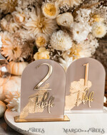 TABLE DECOR SIGNS Acrylic table decor Numbers Acrylic Arch Beige Table Numbers, Clear Acrylic and gold table numbers, Nude Taupe Gold Plexi Table Numbers, Tan Luxury Wedding Table Decor, Earthy Wedding Sign34
