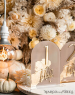 TABLE DECOR SIGNS Acrylic table decor Numbers Acrylic Arch Beige Table Numbers, Clear Acrylic and gold table numbers, Nude Taupe Gold Plexi Table Numbers, Tan Luxury Wedding Table Decor, Earthy Wedding Sign34