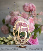 TABLE DECOR SIGNS Acrylic table decor Numbers Acrylic Gold Table Numbers, Geometric Acrylic and gold Sign, Gold Plexi Table Numbers, Luxury Wedding Table Decor,3D Wedding Signage Golden mirror table numbers4