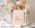 TABLE DECOR SIGNS Acrylic table decor Numbers Wedding table numbers, Pink and Gold Table numbers,  Acrylic table numbers, Set of Table Numbers, Centerpieces Luxury Decorations, Wedding Table Numbers BpPXSet12