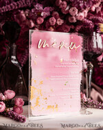 TABLE DECOR SIGNS Acrylic table decor Numbers Ombre Painted Pale pink Mauve Acrylic modern Table menu, Dusty Rose Acrylic & gold Sign, Gold Plexi Table Number, Luxury Wedding Table Decor, 3D Wedding Signage31