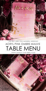 TABLE DECOR SIGNS Acrylic table decor Numbers Ombre Painted Pale pink Mauve Acrylic modern Table menu, Dusty Rose Acrylic & gold Sign, Gold Plexi Table Number, Luxury Wedding Table Decor, 3D Wedding Signage31