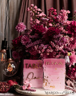 TABLE DECOR SIGNS Acrylic table decor Numbers Ombre Painted Pale pink Mauve Acrylic modern Table menu, Dusty Rose Acrylic & gold Sign, Gold Plexi Table Number, Luxury Wedding Table Decor, 3D Wedding Signage31