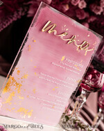 TABLE DECOR SIGNS Acrylic table decor Numbers Ombre Painted Pale pink Mauve Acrylic modern Table menu, Dusty Rose Acrylic & gold Sign, Gold Plexi Table Number, Luxury Wedding Table Decor, 3D Wedding Signage31