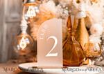 TISCHDEKORATIONSCHILDER   Acryl Tischdekoration Zahlen Acryl gefrorene Tischnummern, frosted Acryl und gold Schild, gold Plexi Tischnummern, luxuriöse Hochzeits Tischdekoration, Hochzeitsbeschilderung goldene Spiegel Tischnummern.10